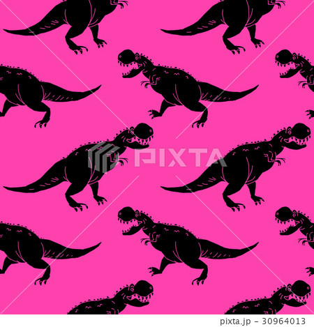 vector set silhouettes of dinosaur,animal 30964013