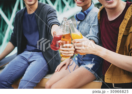 Having Small Party Outdoors 30966825