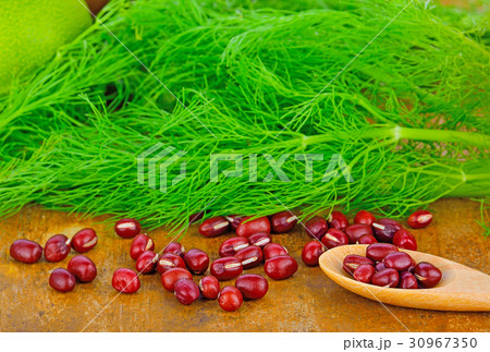 Red azuki beans background. Red azuki beans background. 30967350