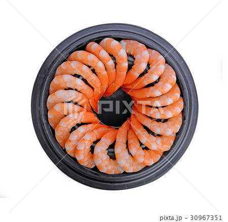 shrimp isolated on white background 30967351