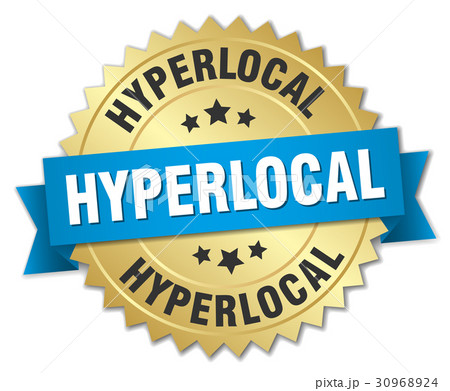hyperlocal round isolated gold badge hyperlocal round isolated gold badge 30968924