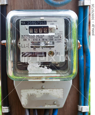 electric meter electric meter 30970716