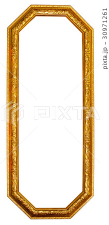 Gold frame isolated 30971261