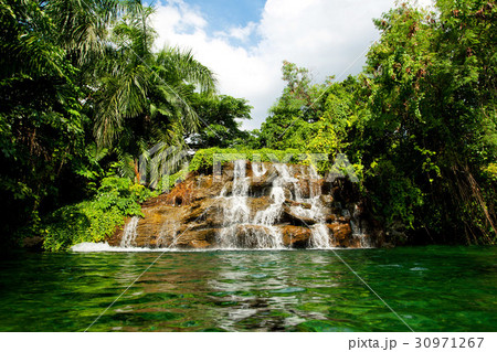 Deep forest Waterfall 30971267