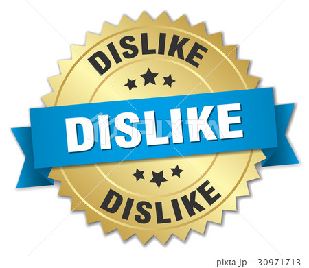 dislike round isolated gold badge dislike round isolated gold badge 30971713