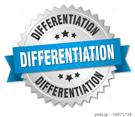 differentiation round isolated silver badge differentiation round isolated silver badge 30971738