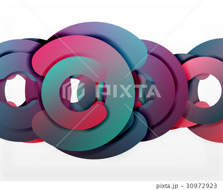 Circle geometric abstract background, colorful Circle geometric abstract background, colorful 30972923