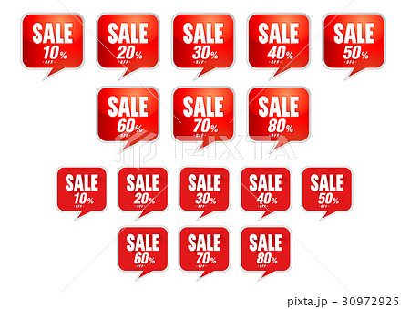 Sale tags discount - Vector Sale tags discount - Vector 30972925