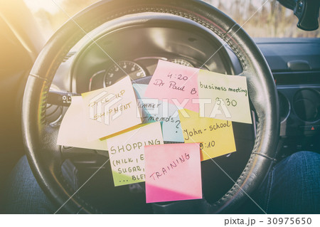 busy work do post notes list chaotic concept 30975650