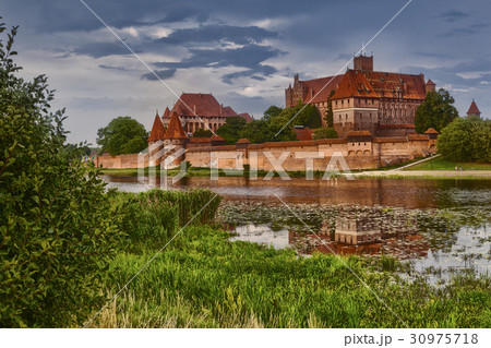HDR image of medieval castle in Malbork HDR image of medieval castle in Malbork 30975718