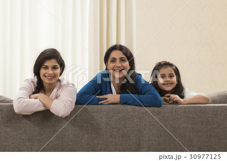 Portrait of happy three generation females 30977125