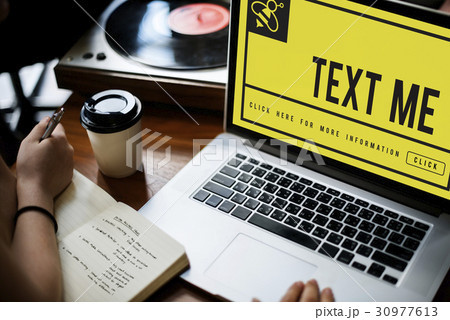 Text Message Me Communication Concept Text Message Me Communication Concept 30977613