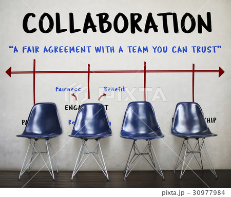 Partnership Alliance Collaboration Business Arrow 30977984