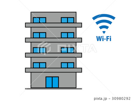 Wi-Fiが飛んでいる集合住宅 30980292