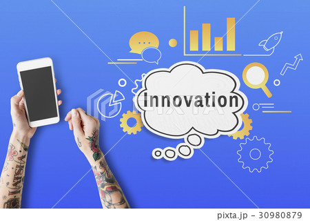 Business Strategy Management Innovation Illustration Business Strategy Management Innovation Illustration 30980879