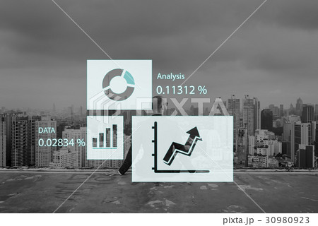 Graph Data Show Summary Analysis Icon Graphic 30980923