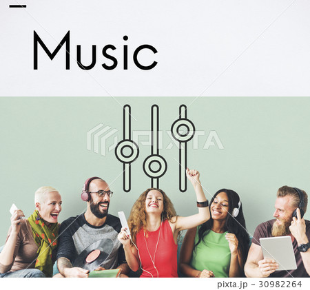 Music Streaming Media Entertainment Equalizer Music Streaming Media Entertainment Equalizer 30982264