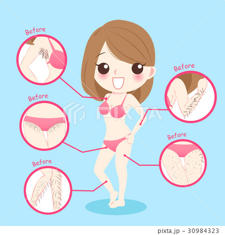 hair removal concept hair removal concept 30984323