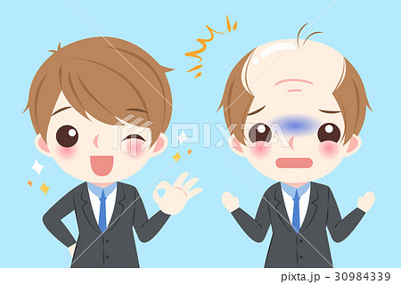 businessman with bald problem 30984339