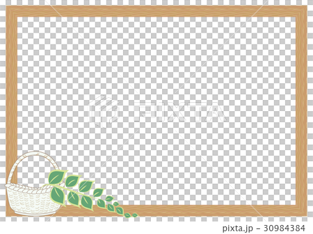 リーフとカゴのフレームB リーフとカゴのフレームB 30984384