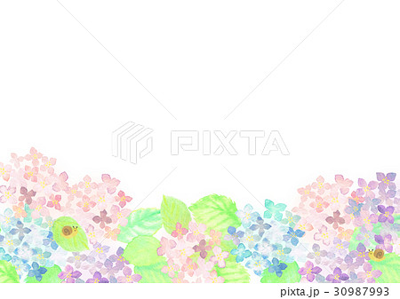 あじさいのある風景 あじさいのある風景 30987993