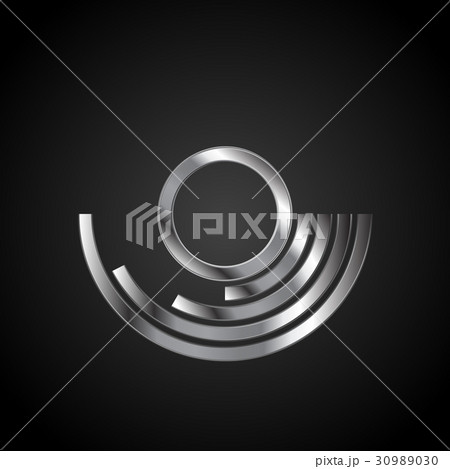 Abstract metal silver branding logo background Abstract metal silver branding logo background 30989030