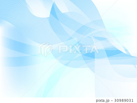 Abstract blue waves background 30989031