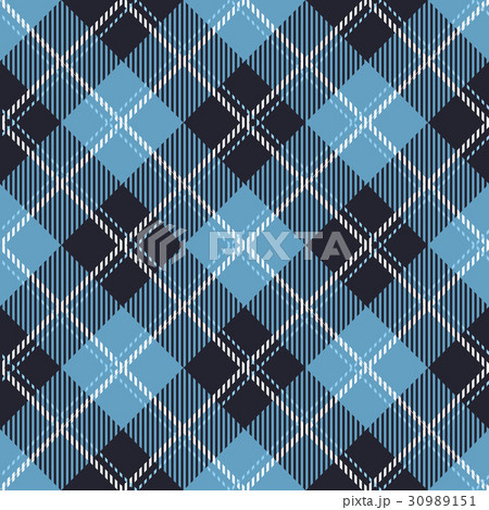 Tartan seamless patterns in white-blue colors Tartan seamless patterns in white-blue colors 30989151
