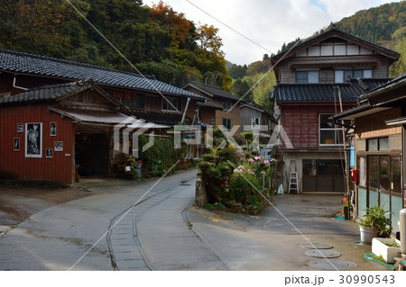 佐渡市 両津大川の町並 佐渡市 両津大川の町並 30990543