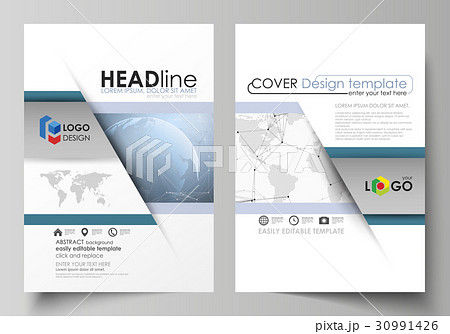 The vector illustration of the editable layout of The vector illustration of the editable layout of 30991426