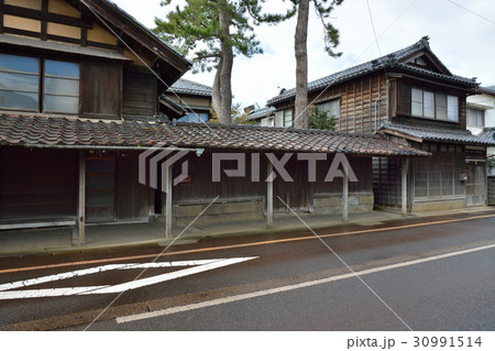 新潟市西蒲区和納の町並　 西蒲区(にしかんく)和納(わのう) 30991514