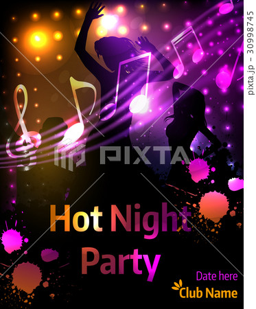 Poster template for party 30998745