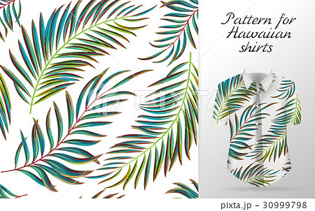 Tropical aloha pattern. Vector Tropical aloha pattern. Vector 30999798