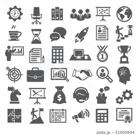 Business icons. Management, marketing, career Business icons. Management, marketing, career 31000604