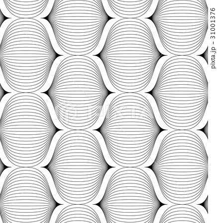 Black and white geometric seamless pattern. 31001376