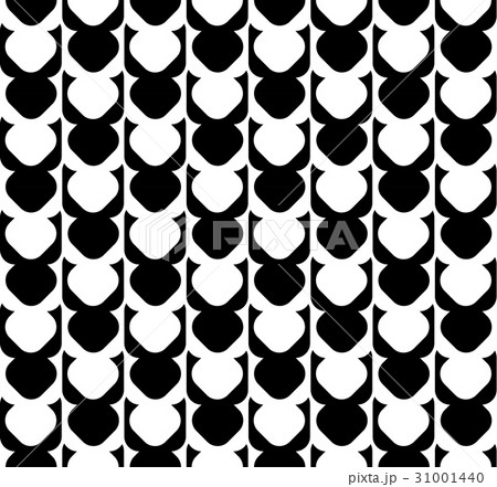 Black and white geometric seamless pattern. 31001440