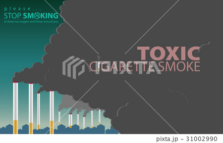 Smoke from cigarettes is made pollution 31002990