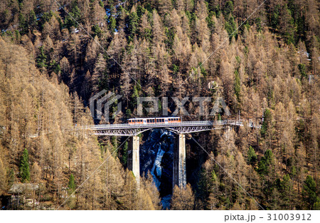 Train Bridge in Zermatt Train Bridge in Zermatt 31003912