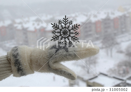 Mitten with Snowflake Decoration Mitten with Snowflake Decoration 31005002