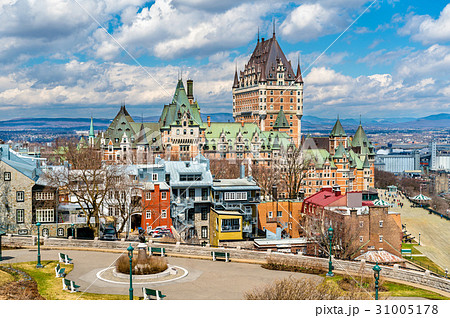 View of Chateau Frontenac in Quebec City, Canada View of Chateau Frontenac in Quebec City, Canada 31005178