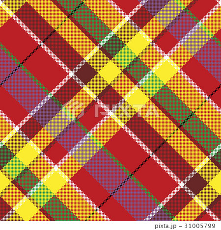 Summer seamless pattern madras fabric texture 31005799