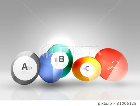 Circle geometric abstract background 31006128