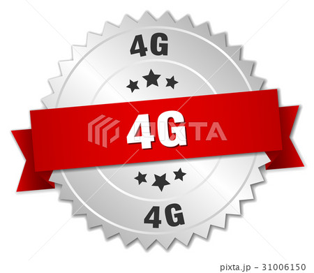 4g round isolated silver badge 4g round isolated silver badge 31006150