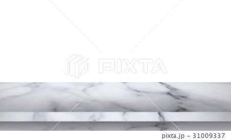 Empty marble table isolated on white background. Empty marble table isolated on white background. 31009337