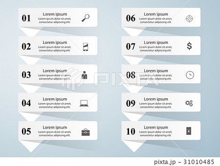 Business Infographics origami style Vector 31010485