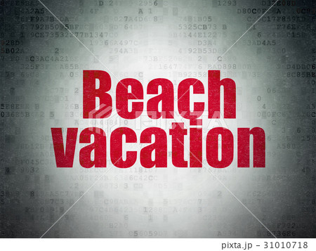 Travel concept: Beach Vacation on Digital Data 31010718