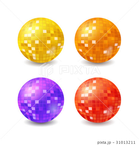 Set of vector disco balls 31013211