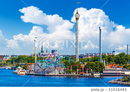 Amusement park on Djurgarden in Stockholm, Sweden Amusement park on Djurgarden in Stockholm, Sweden 31016483