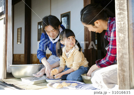 田舎暮らし　手作りの餅 31016635