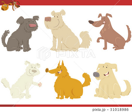 happy dogs cartoon characters 31018986